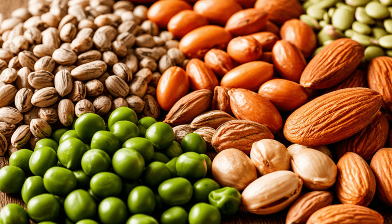 Растительные источники белка — это в первую очередь бобовые, орехи и семена